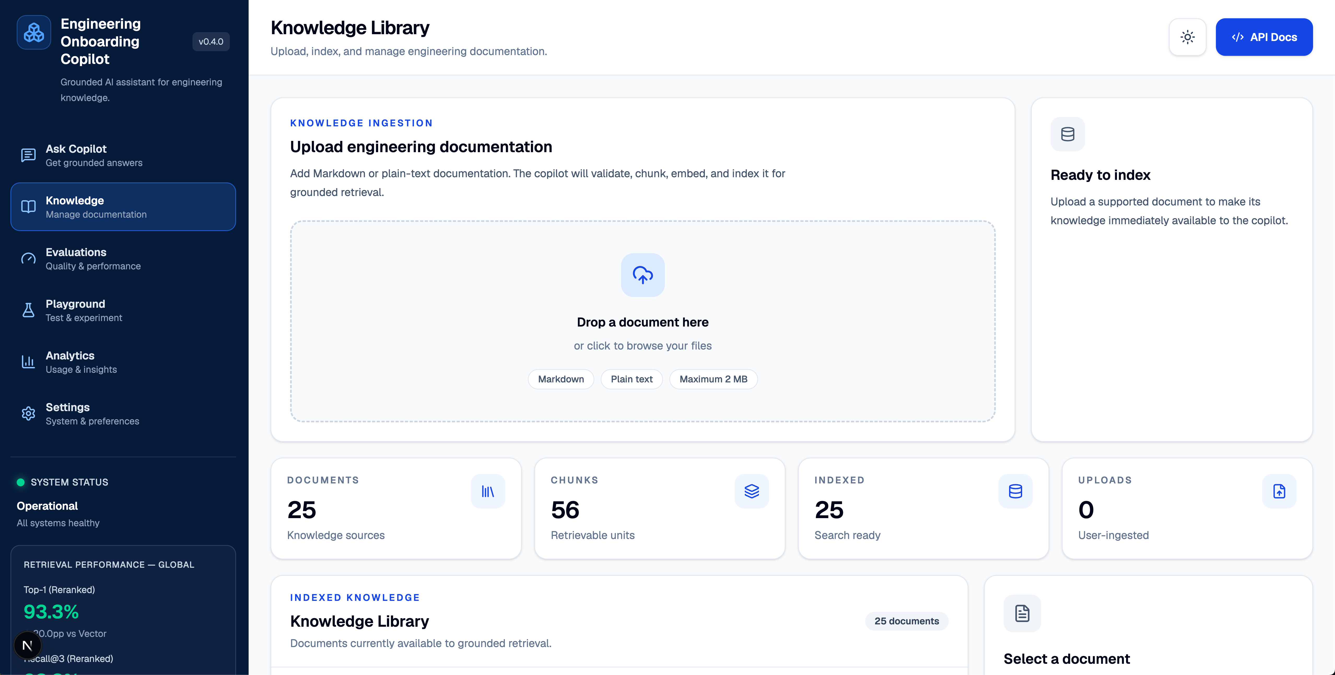 Engineering Onboarding Copilot — Knowledge Management Workspace